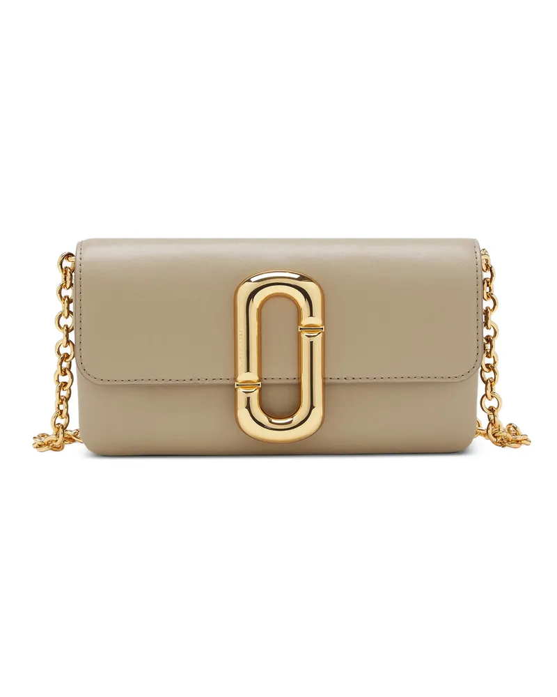 Marc Jacobs Scene Leather Wallet-on-chain Crossbody Bag Neutrals