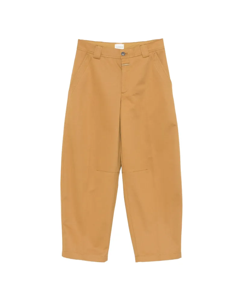 Closed Romi Diagonal-pockets Trousers Neutrals