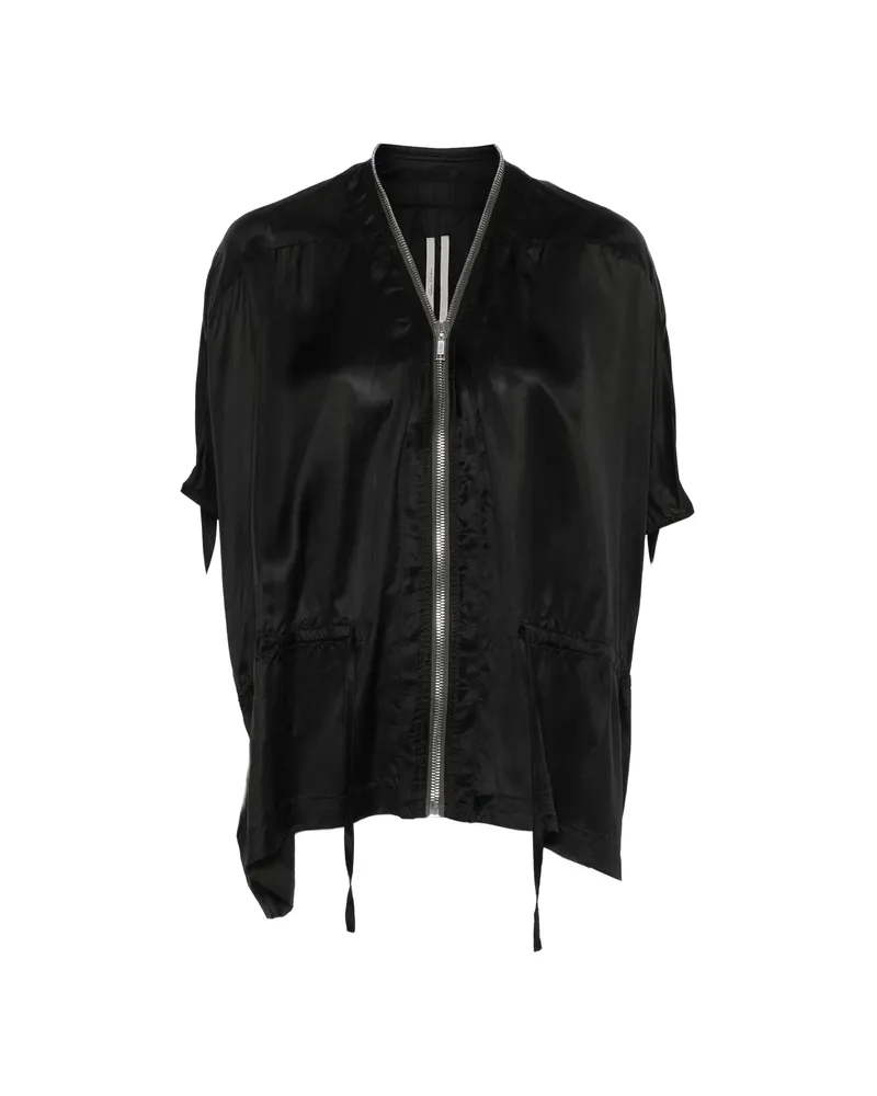 Rick Owens Zip-up Cape Black