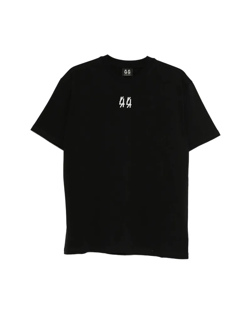 44 LABEL GROUP Graphic Print T-shirt Black