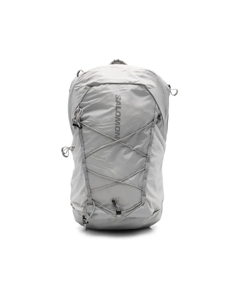 Salomon Drawstring Logo-print Backpack Grey