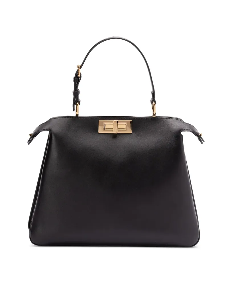 Fendi Peekaboo Tote Bag Black