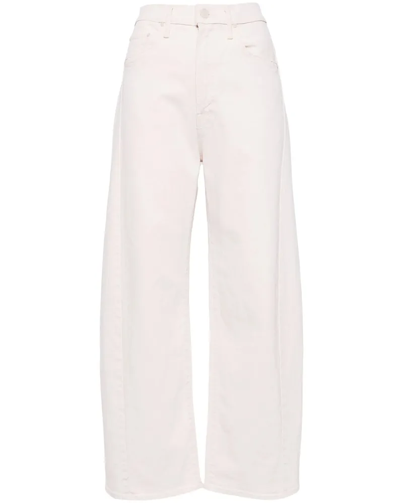 Mother The Half Pipe Ankle Jeans White