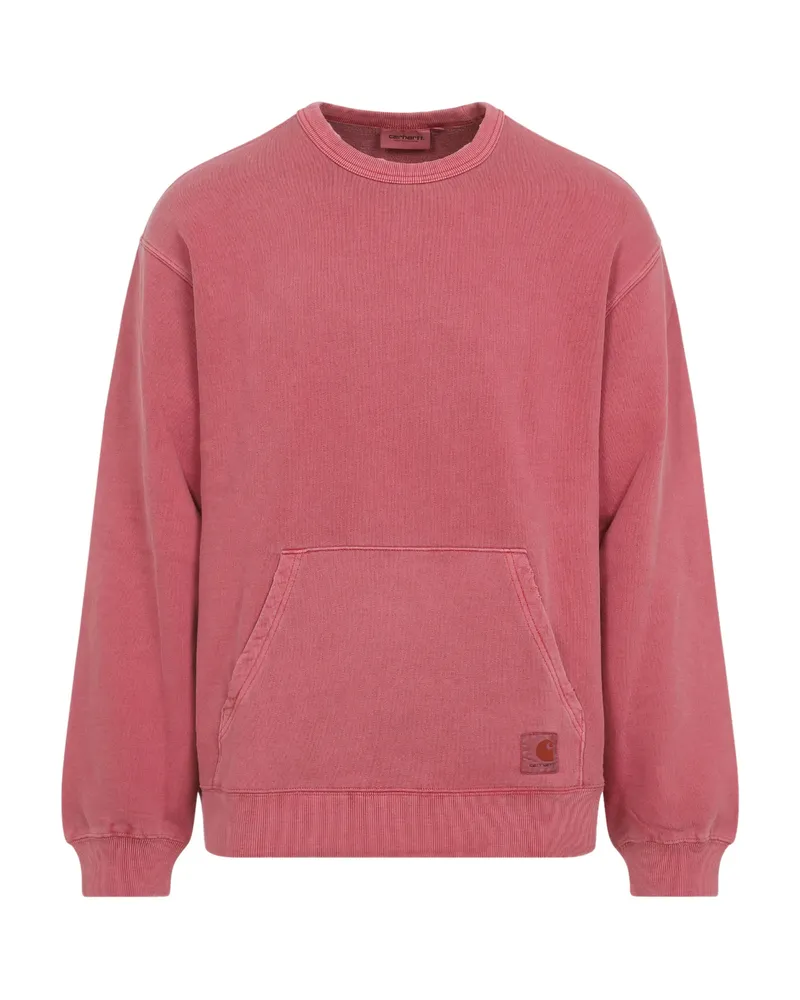 Carhartt WIP Torion Pocket Logo-patch Sweatshirt Pink
