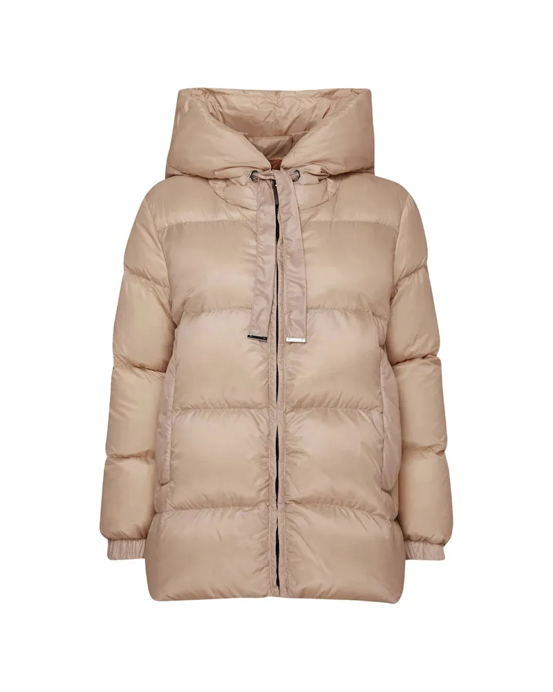 Max Mara Hooded Padded Jacket Neutrals
