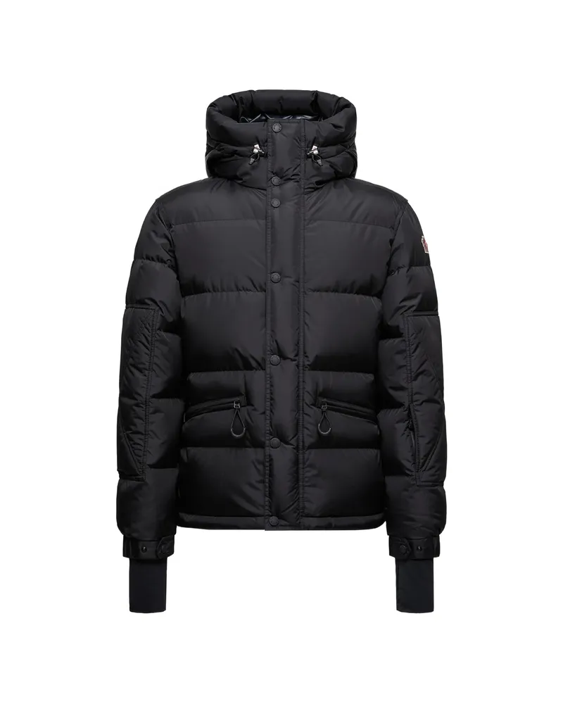Moncler Quilted Hooded Jacket Black