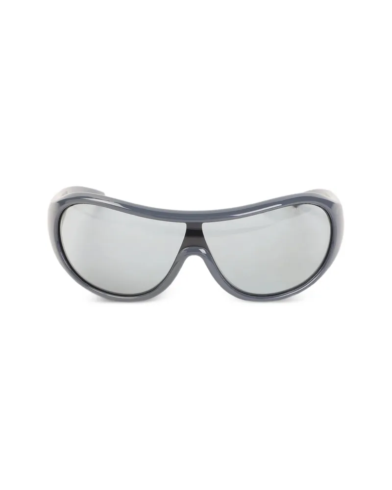Miu Miu Logo-debossed Sunglasses Grey