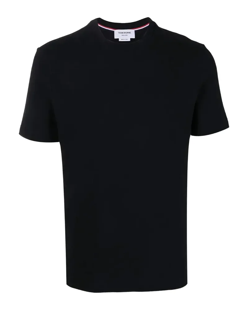 Thom Browne 4-Bar Detail T-shirt Blue