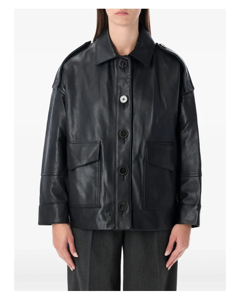 Sessùn Harriboyd Button-up Jacket Black