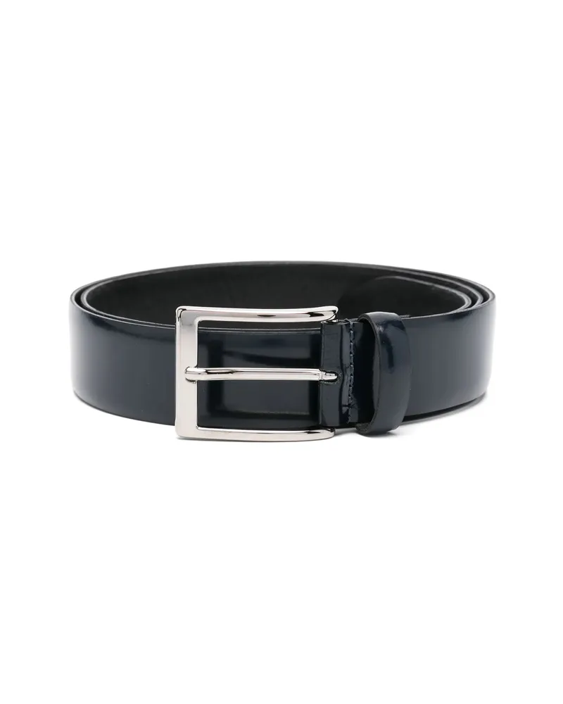 ERALDO Leather Belt Blue