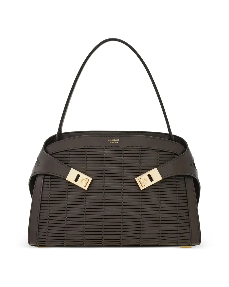 Ferragamo Medium Hug Handbag Brown