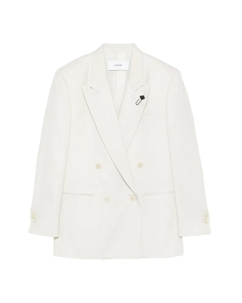 LARDINI Double-breasted Jacket Neutrals