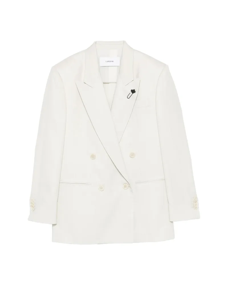 LARDINI Double-breasted Jacket Neutrals