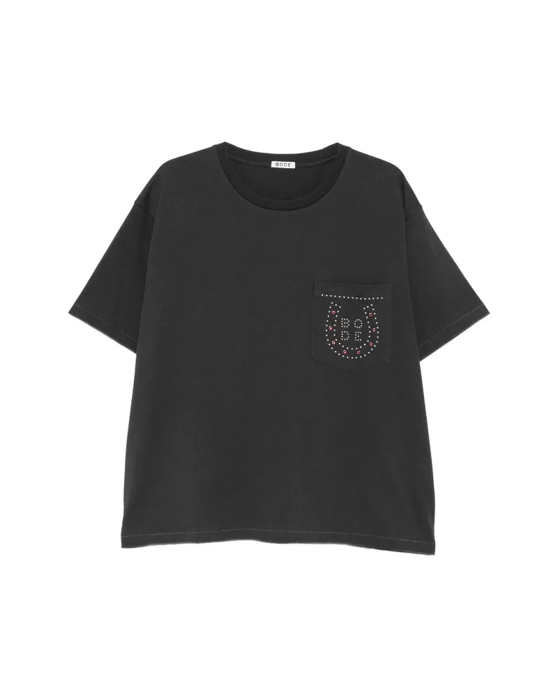 BODE Stud-embellished T-shirt Black