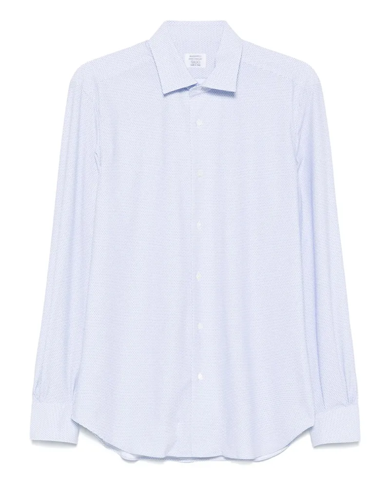 MAZZARELLI Printed Shirt Blue