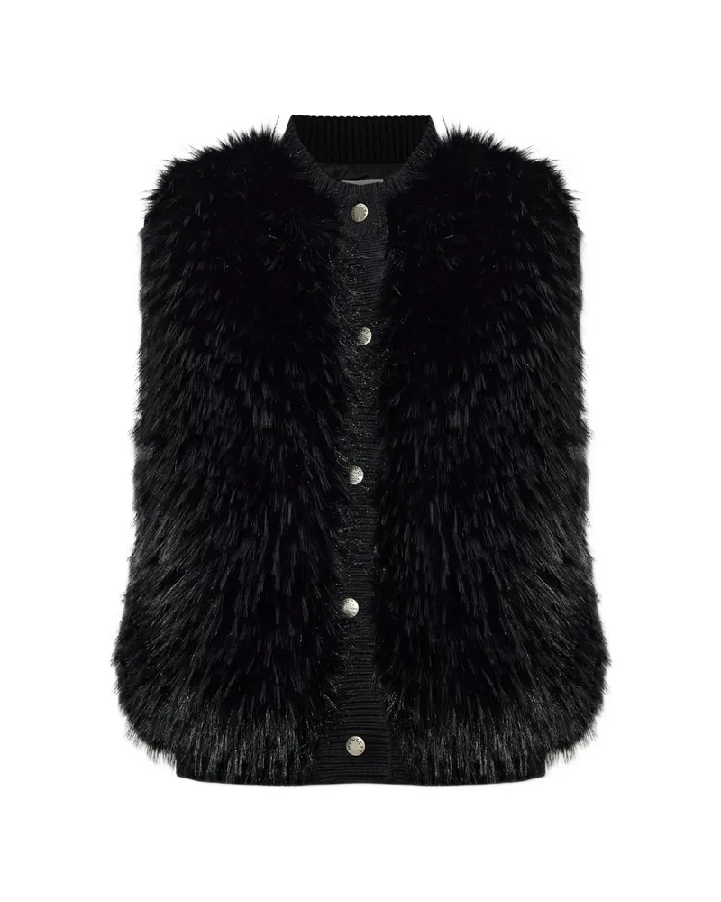 Moncler Wool Down Vest Black