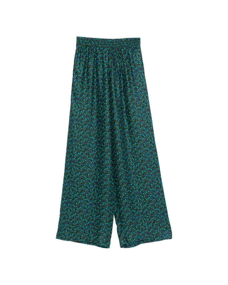 Gianluca Capannolo Claudia Polka-dot Trousers Green