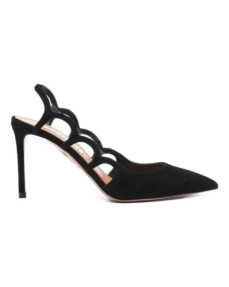 Aquazzura Slingback Cut-out Pumps Black
