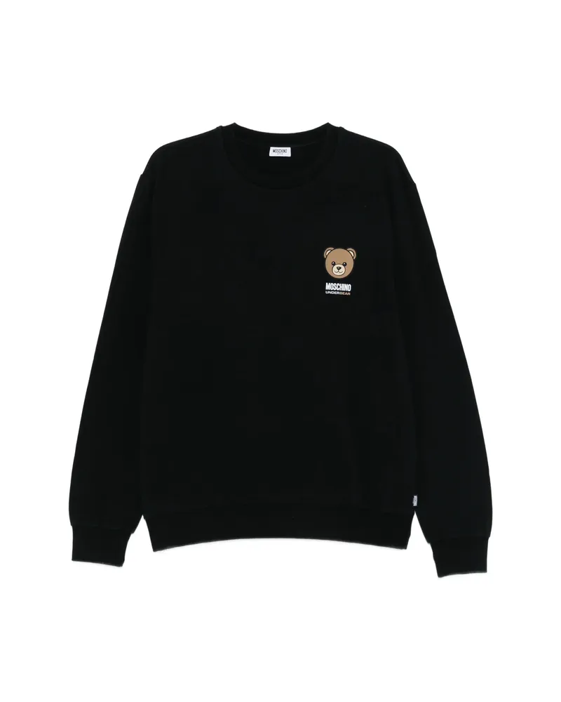 Moschino Bear-print Sweatshirt Black