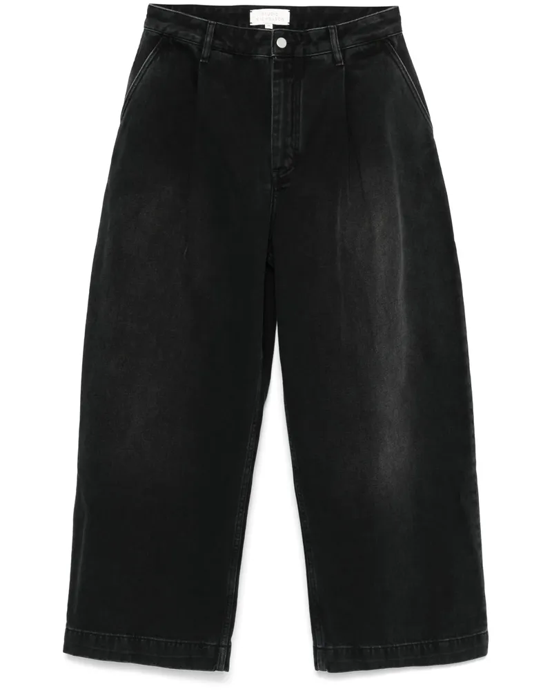 Studio Nicholson Puch Pleated Jeans Black