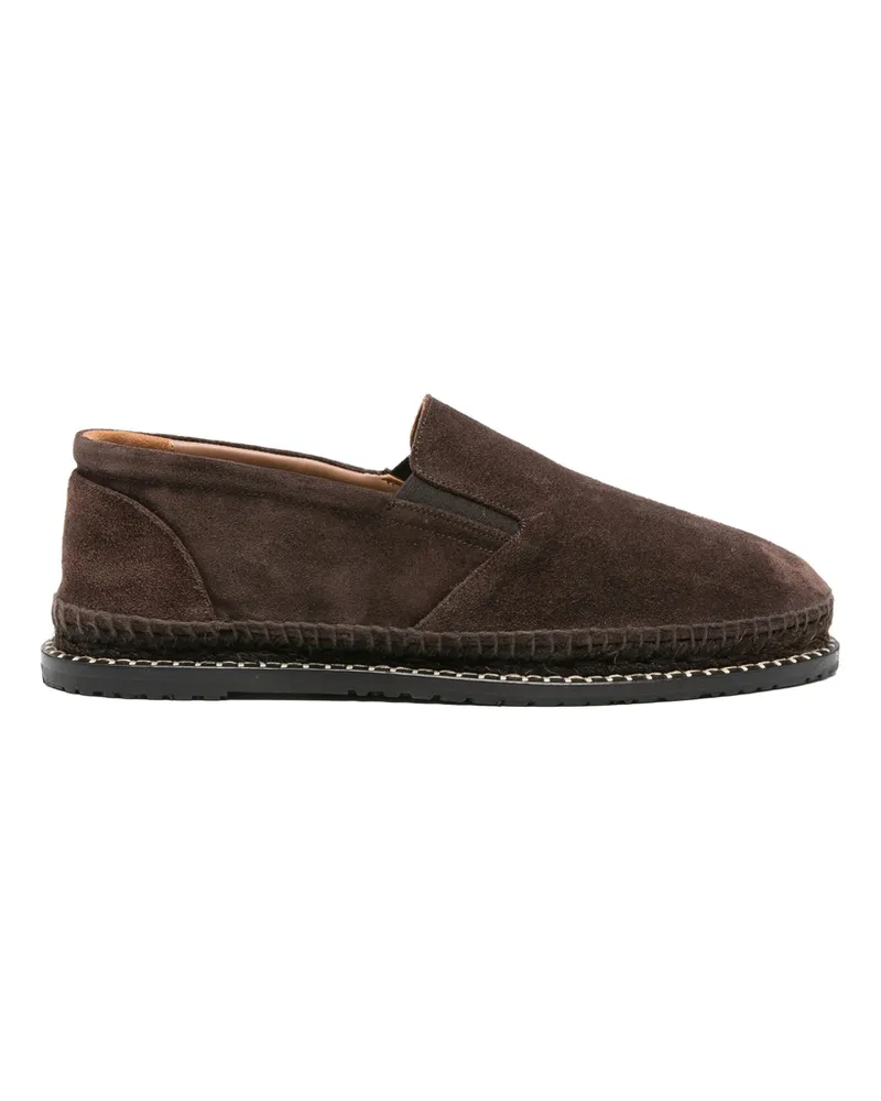 Castañer Suede Espadrilles Brown