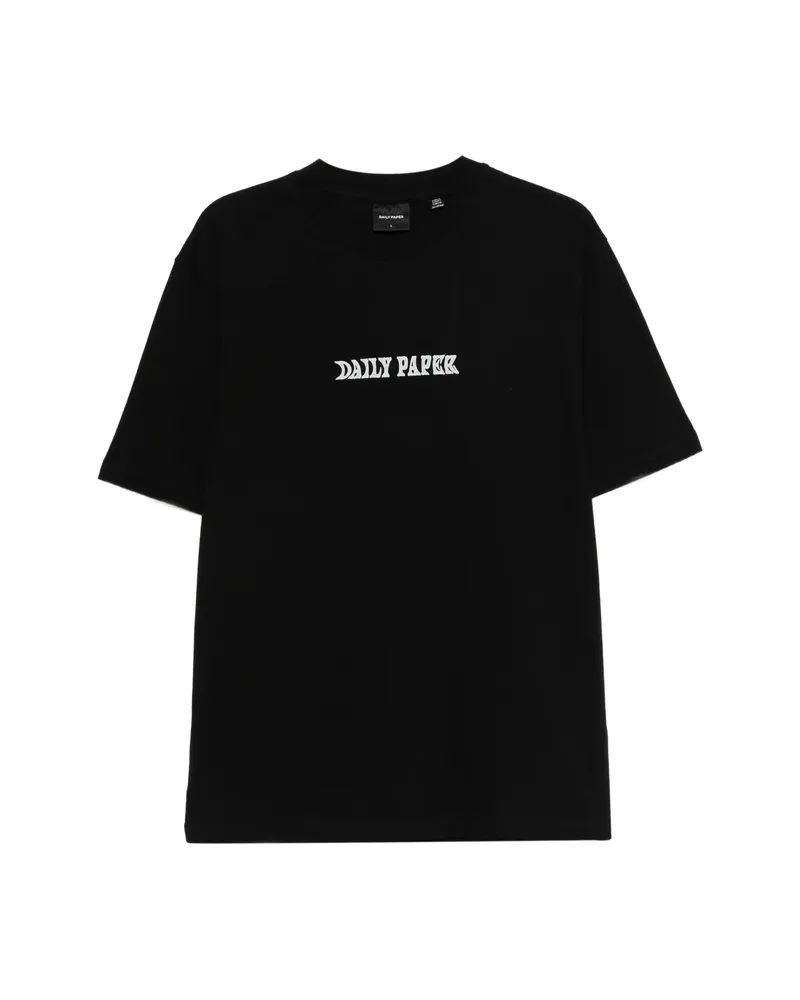 Daily Paper Logo-print T-shirt Black