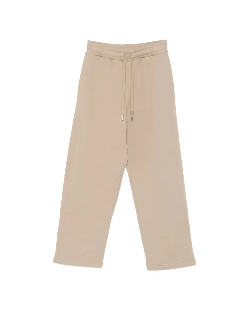 AMI Paris Drawstring Trousers Neutrals
