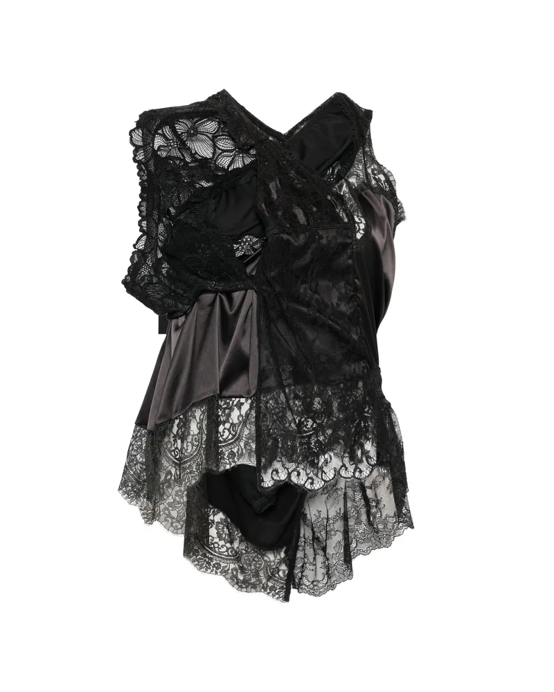 Junya Watanabe V-neck Top Black