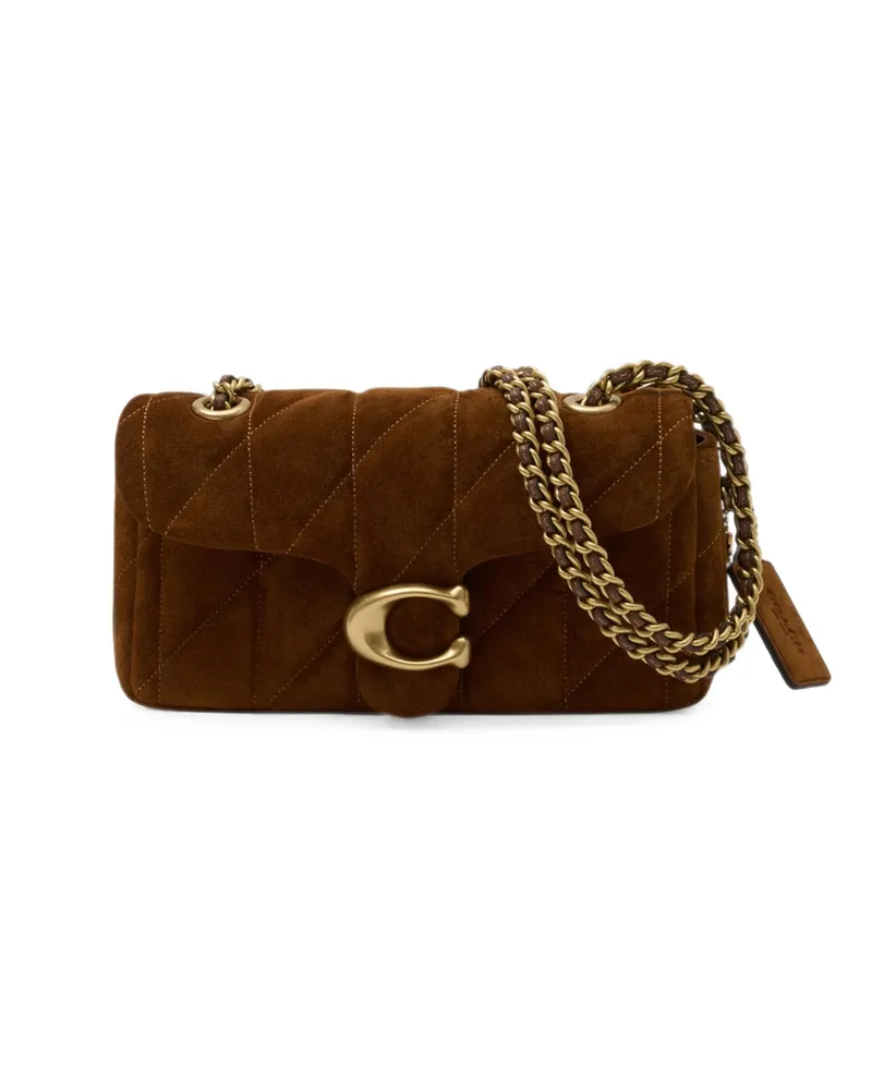 Coach Tabby Quilted Crossbody Bag Brown