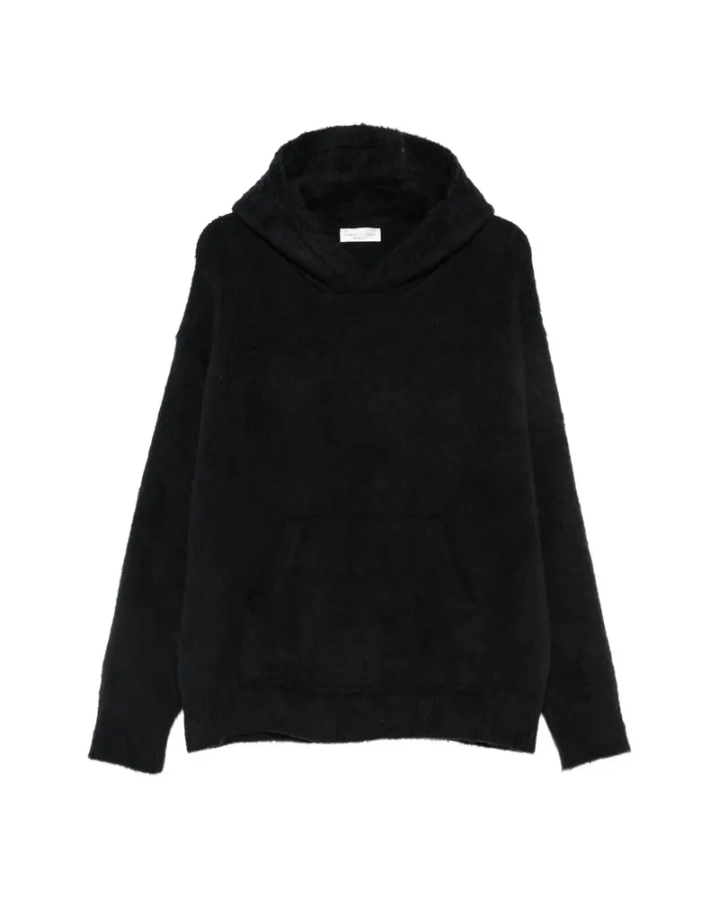 Roberto Collina Brushed-knit Hoodie Black