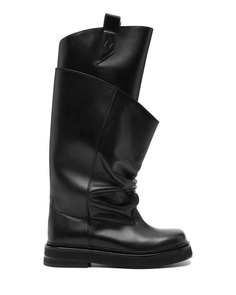 ATTICO Robin Passeggiata Knee-high Boots Black