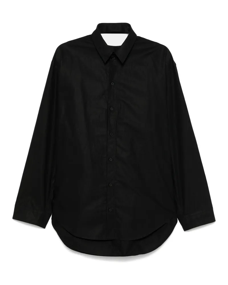 Balenciaga Suspended Shirt Dress Black
