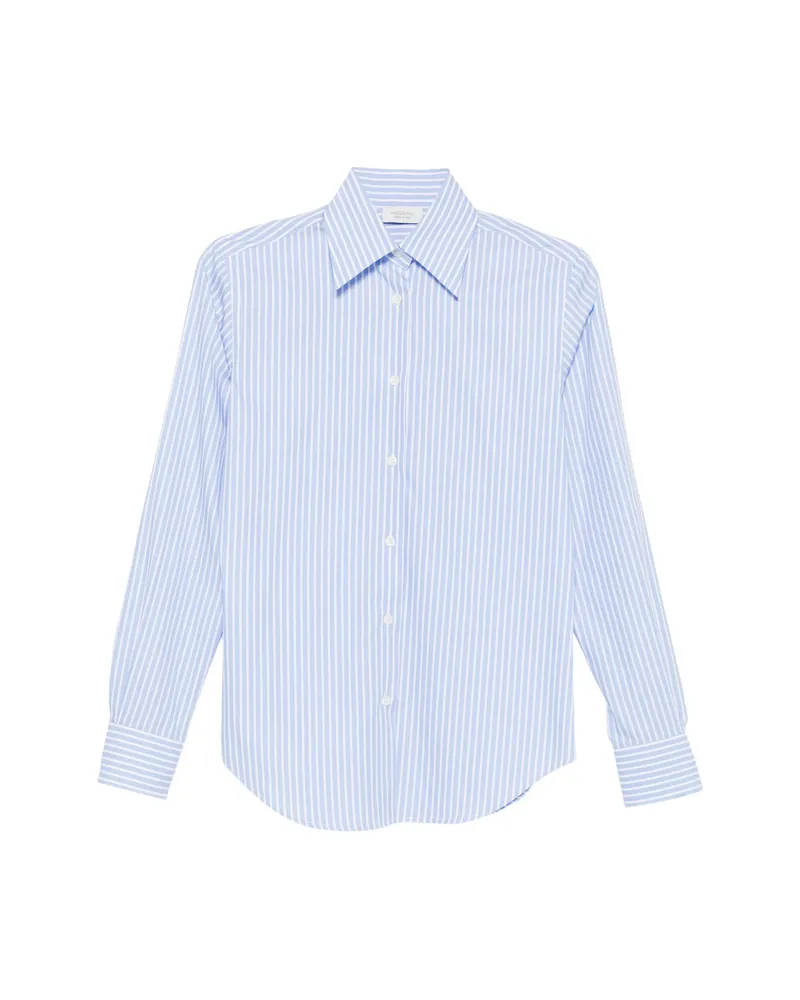 MAZZARELLI Striped Buttoned Shirt Blue