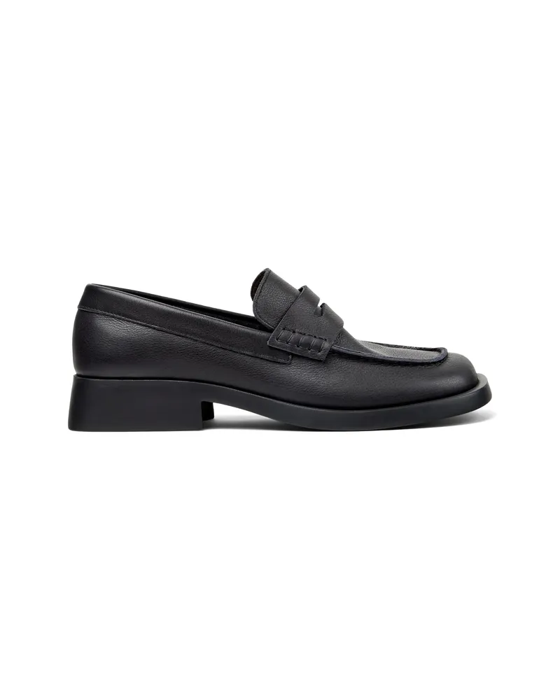 Camper Donna Leather Loafers Black