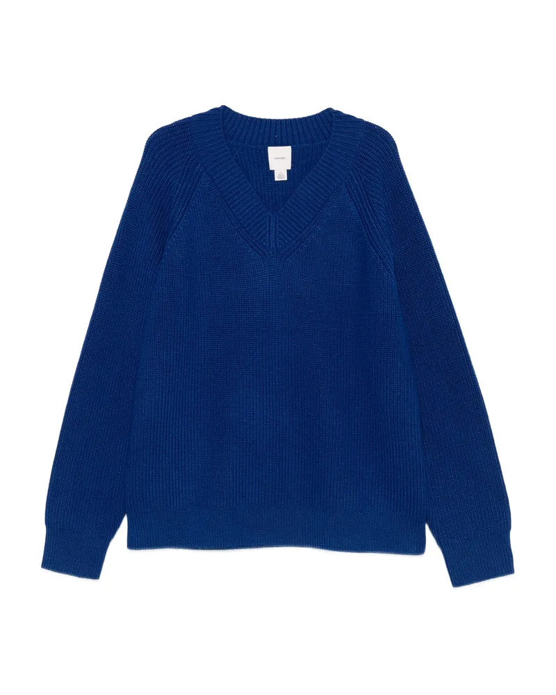 Calvin Klein V-neck Sweater Blue