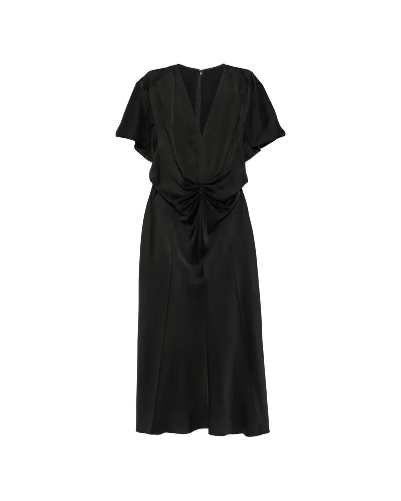 Victoria Beckham Eve Midi Dress Black