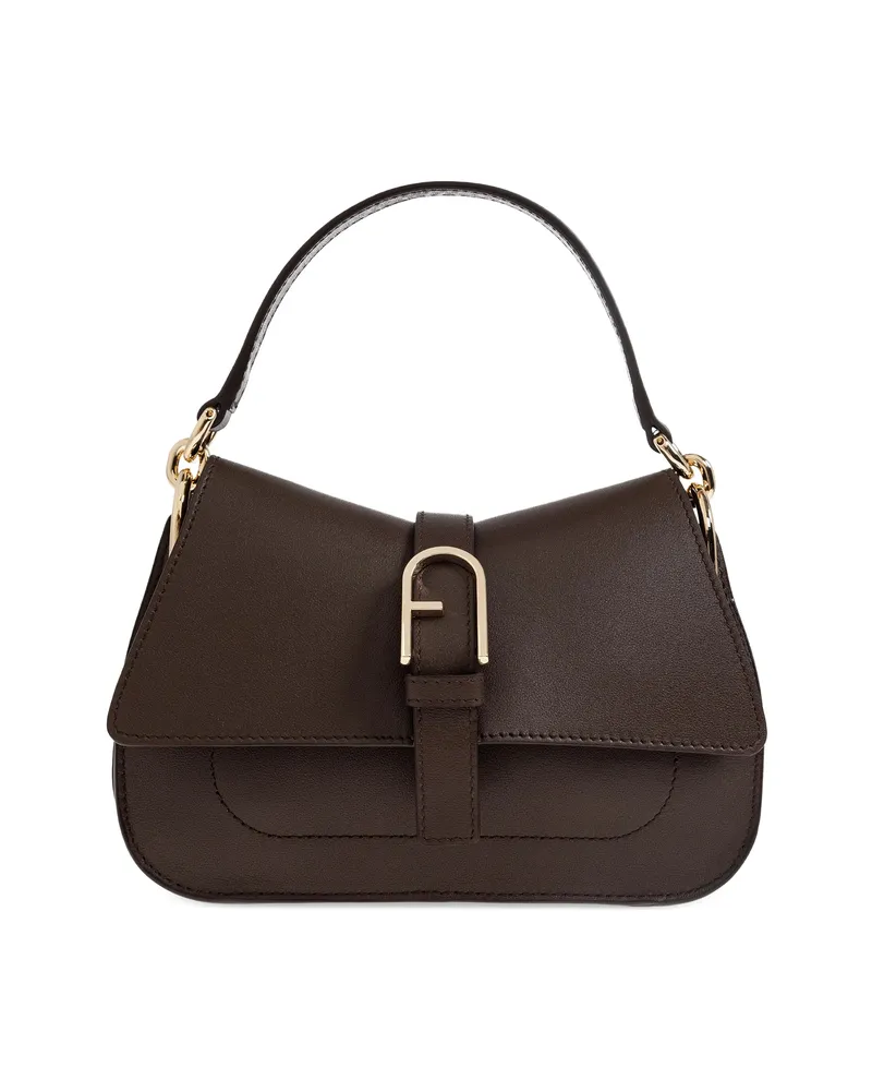 Furla Mini Furla Flow Tote Bag Brown
