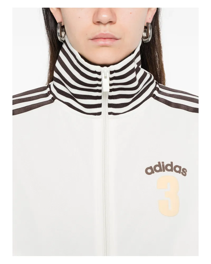 adidas Zip Sweatshirt White