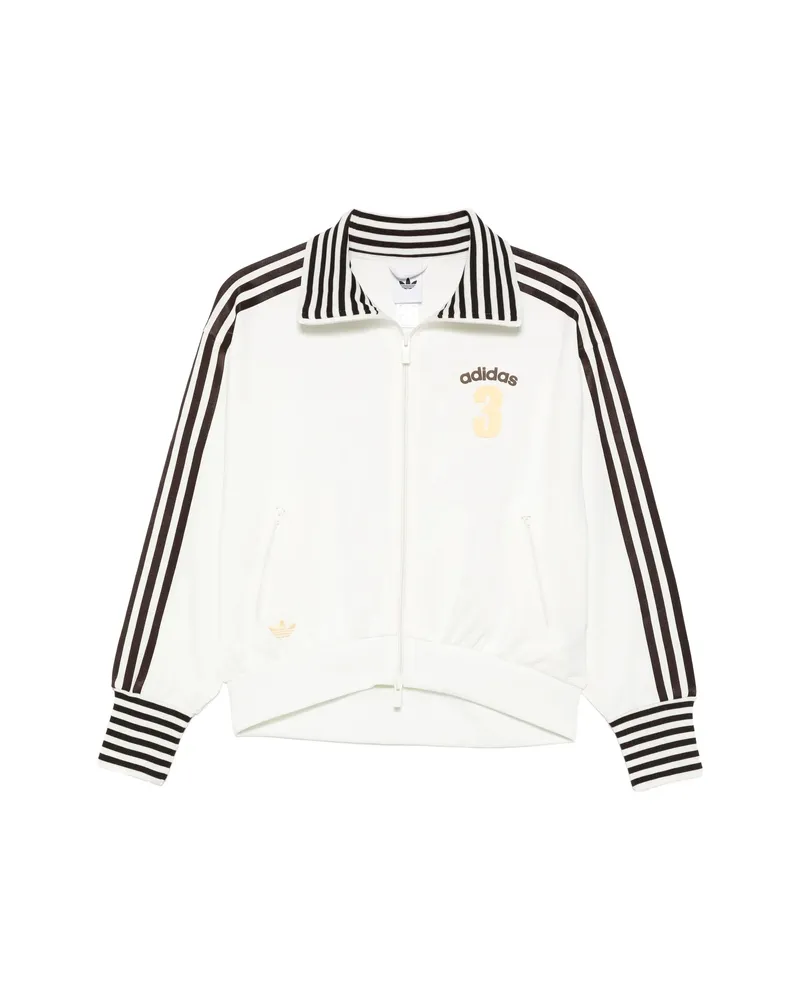 adidas Zip Sweatshirt White