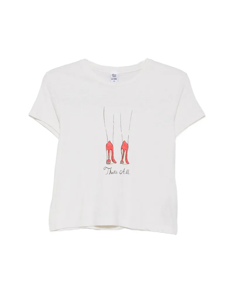 RE/DONE Graphic-print T-shirt White