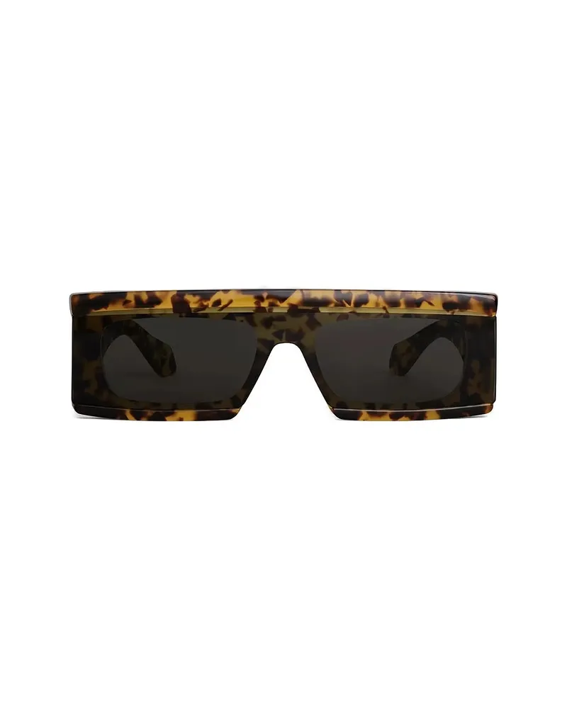 Alaïa Havana Square Sunglasses Brown