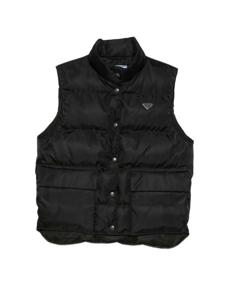 Prada Re-Nylon Padded Gilet Black
