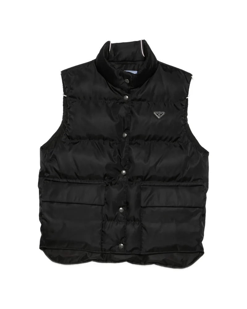 Prada Re-Nylon Padded Gilet Black
