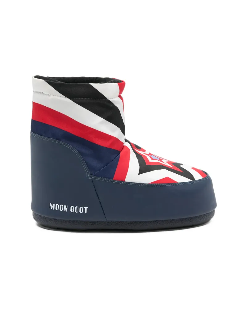 Moon Boot MB Icon Low Nolace Comet Star-print Boots White