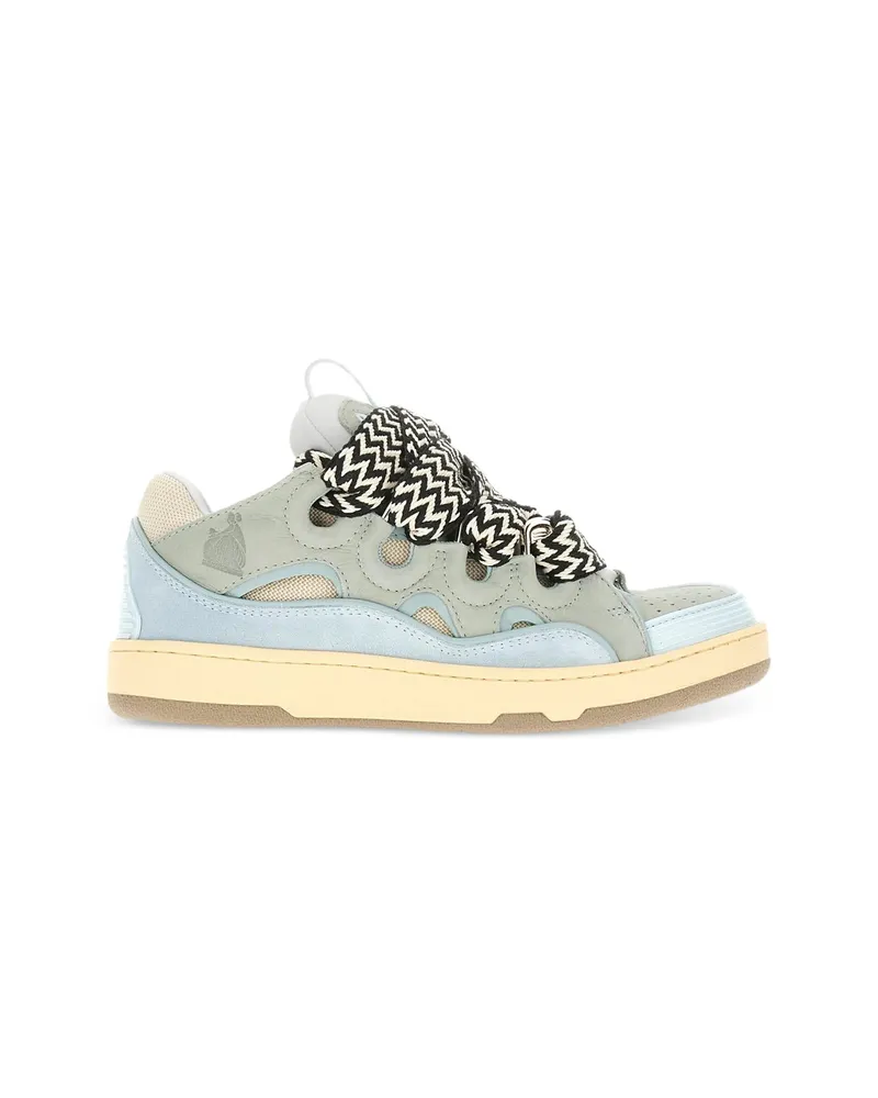 Lanvin Lace-up Sneakers Blue