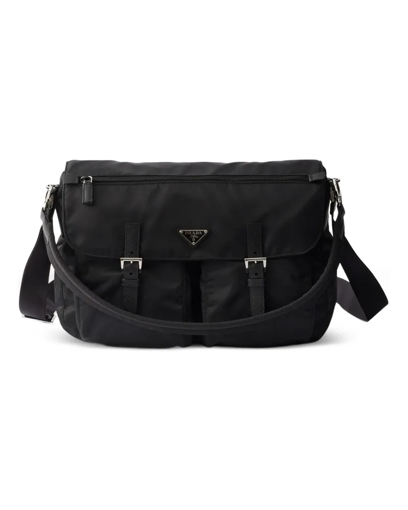 Prada Re-Nylon Shoulder Bag Black