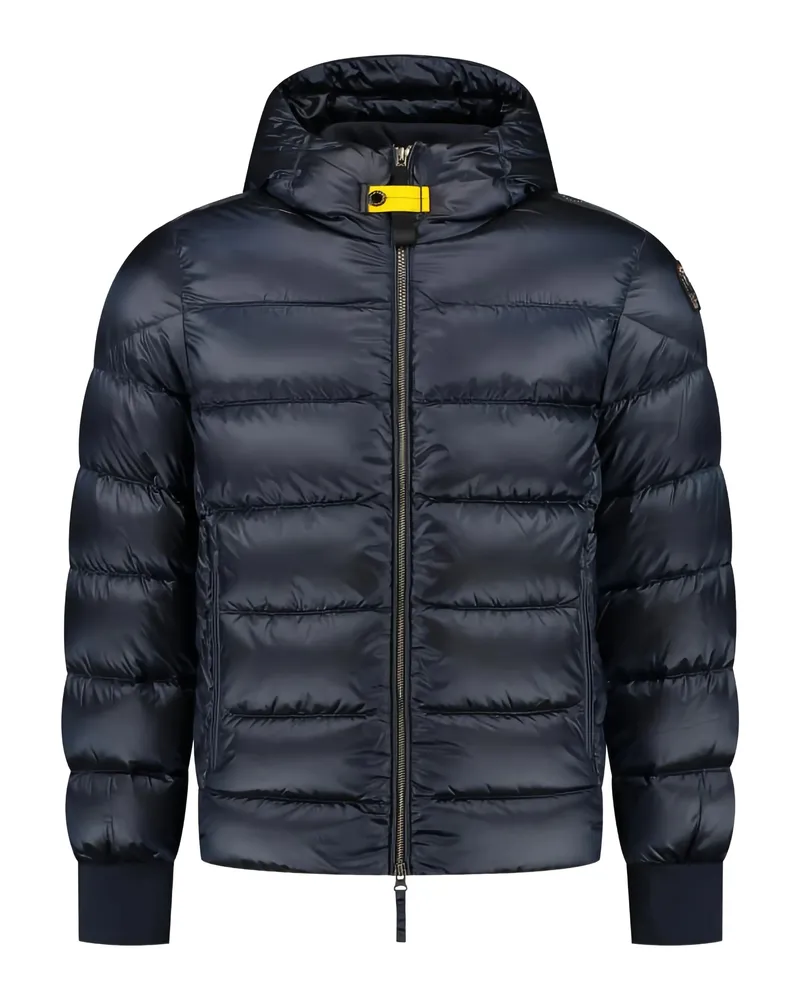 Parajumpers Hooded Quilted Coat Blue