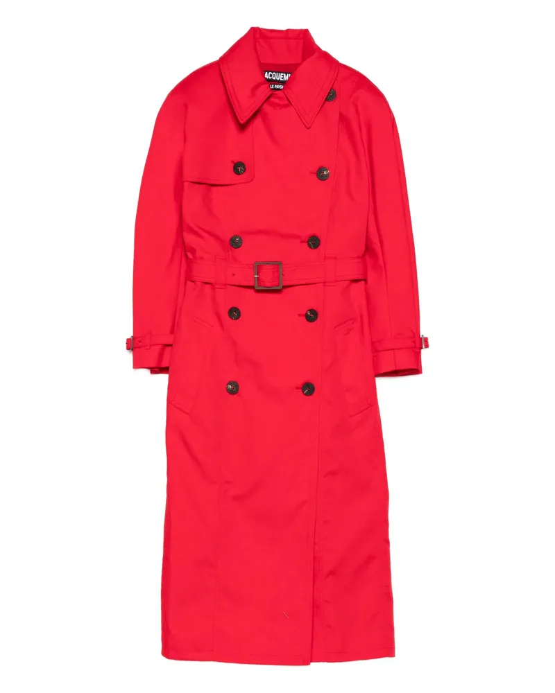 Jacquemus Citta Double-breasted Coat Red