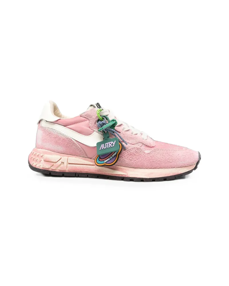 AUTRY Super Vintage Panelled Sneakers Pink