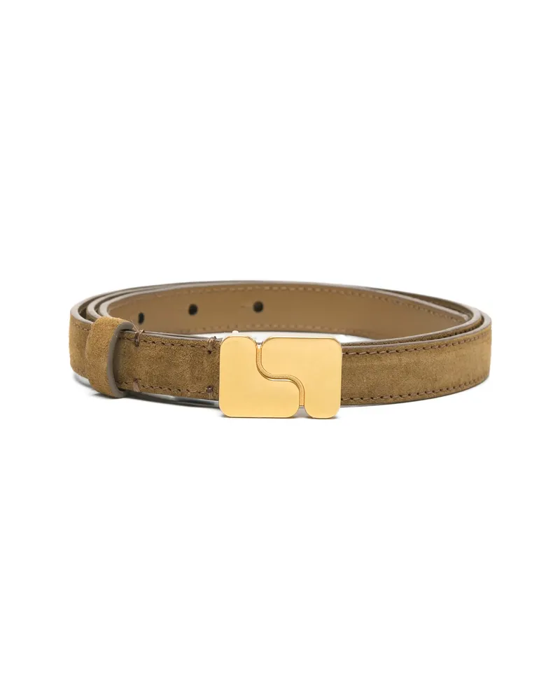 Soeur Mini Ninon Logo-plaque Belt Brown